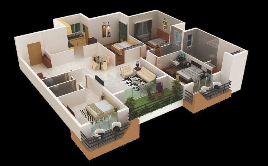 4 Bedroom Apartment House Plans, America S Best Small Home Plans
