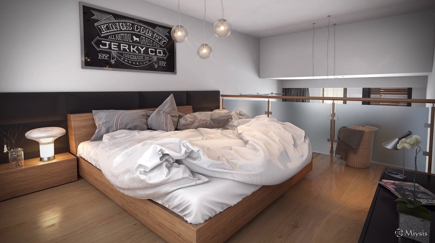 Loft Design Inspiration, Cute Loft Bedroom Ideas