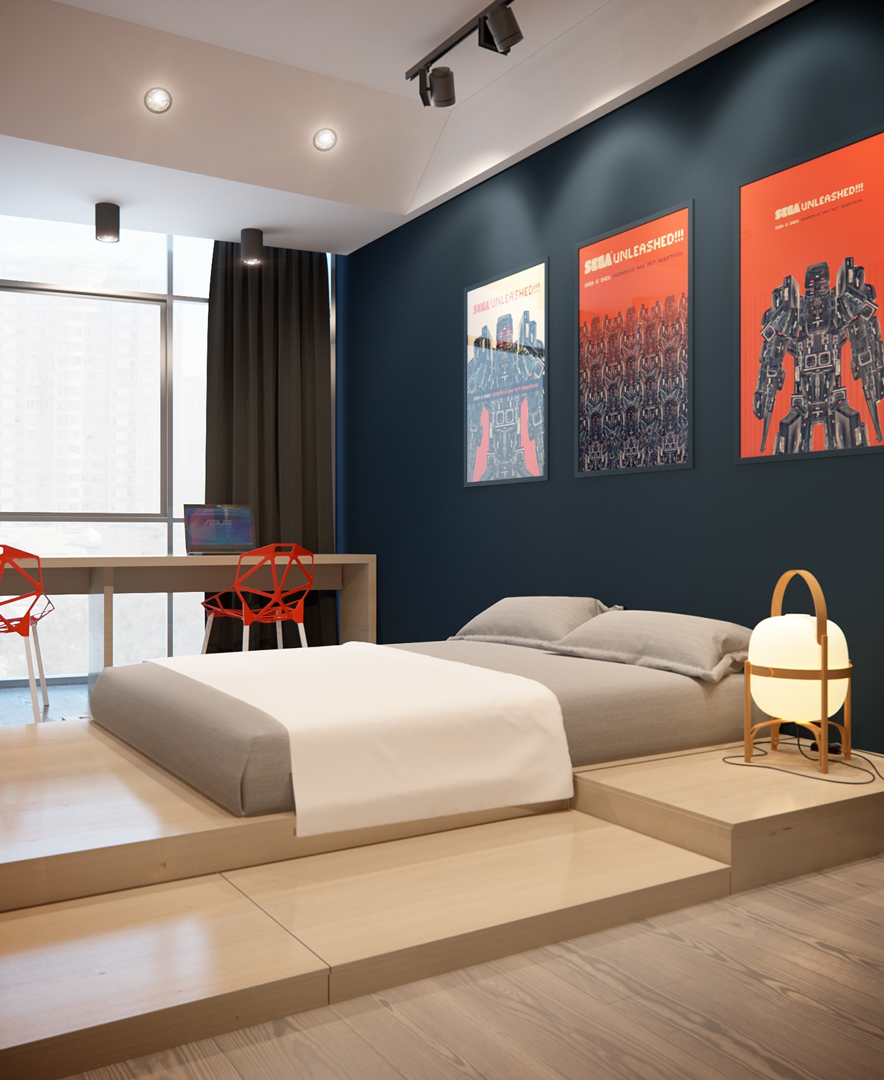 Single bedroom apartment design ideas