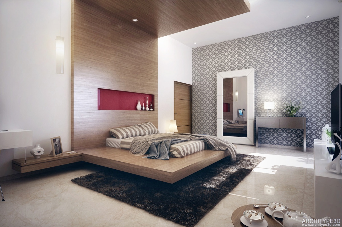 Custom Wood Bedframe Interior Design, Custom Bed Frame Ideas