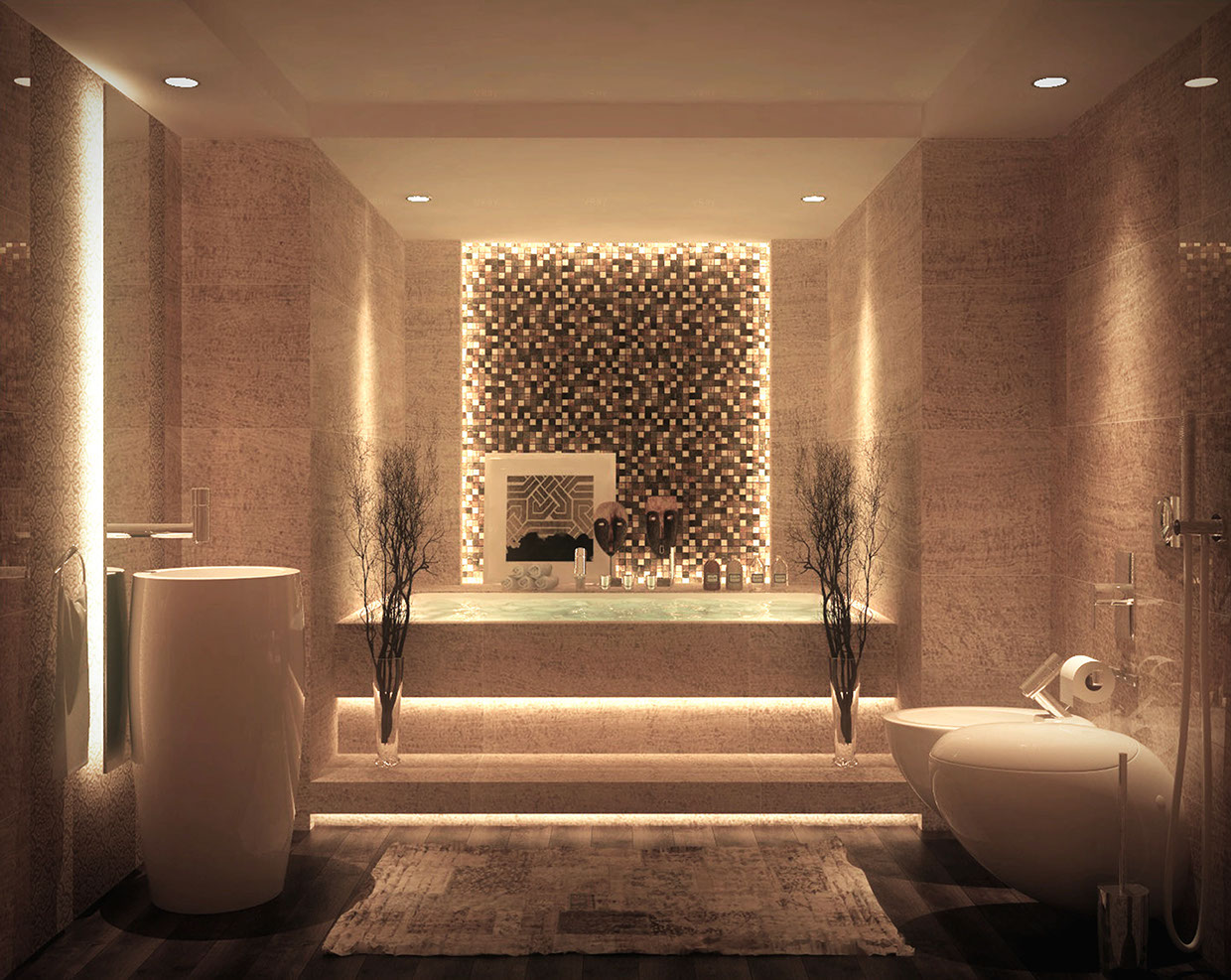 Luxurious Bathrooms with Stunning Design Details