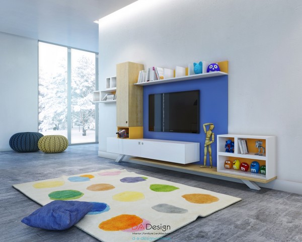Thiết kế nội thất với nhiều “không gian chứa” cho trẻ nhỏ phần 1