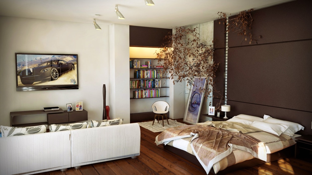 One-Room-Apartment-Design | Interior Design Ideas