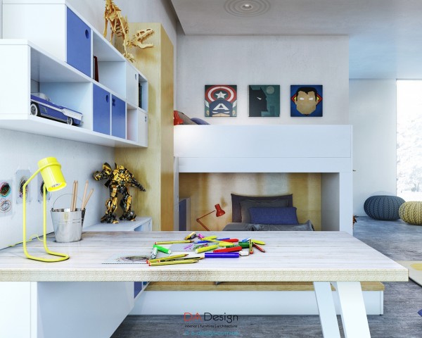 Thiết kế nội thất với nhiều “không gian chứa” cho trẻ nhỏ phần 1