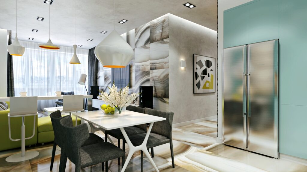 Open Apartments that Make Creative Use of Texture and Pattern