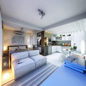 one-room-apartment | Interior Design Ideas