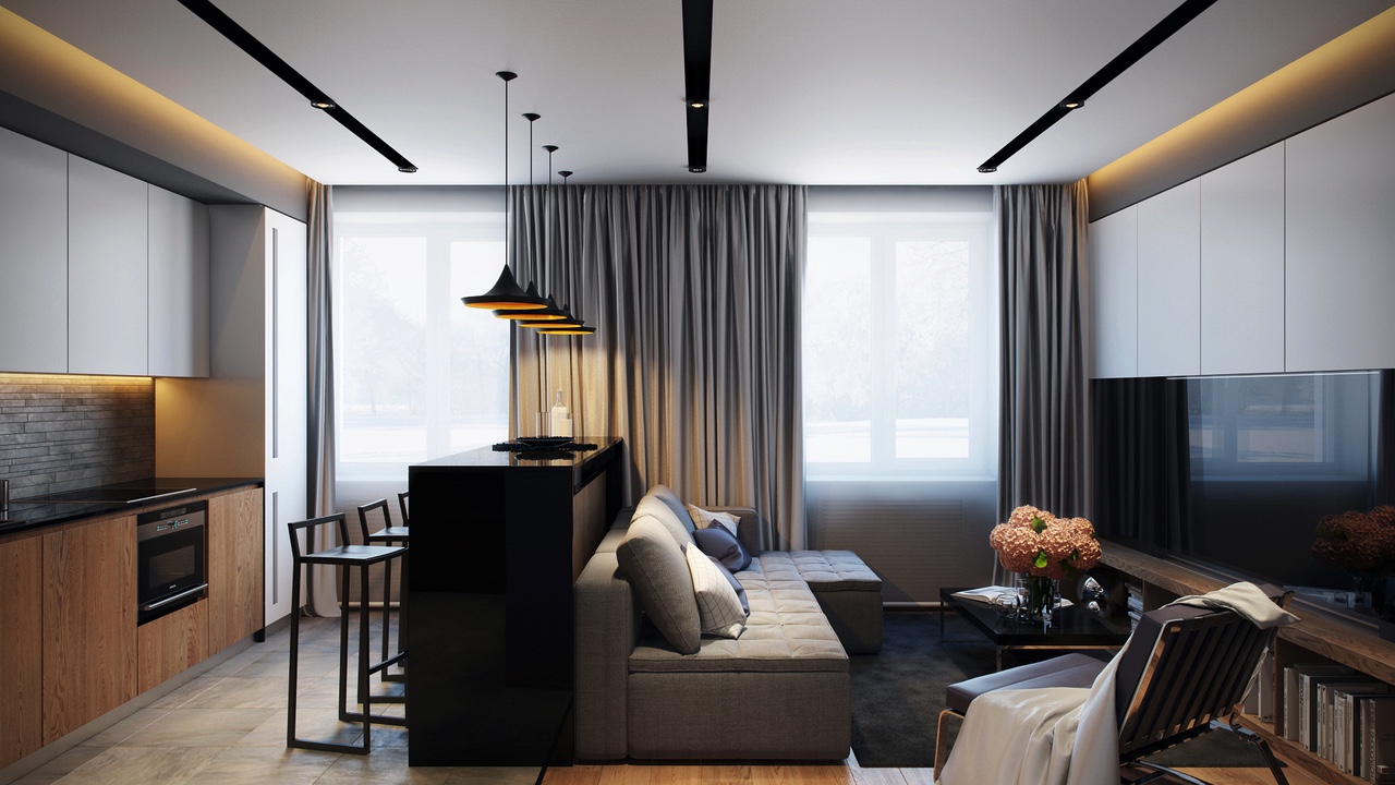 Small Modern Apartment Interior Design Ideas