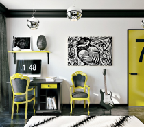 black-and-yellow-home