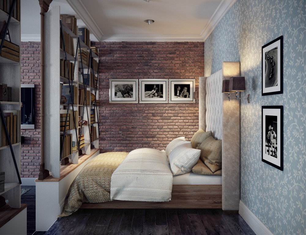 Single bedroom apartment design ideas