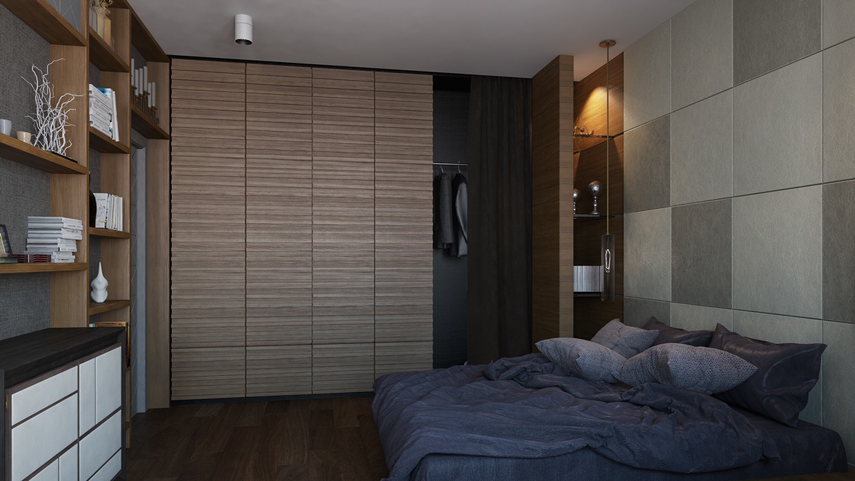 2 Single Bedroom Apartment Designs Under 75 square meters