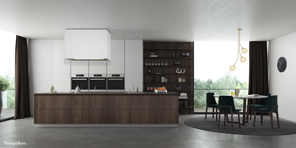 kitchen poliform sleek designs beautiful modern interior designing simplicity dining minimalist room behance italian vwartclub visualizer designrulz source