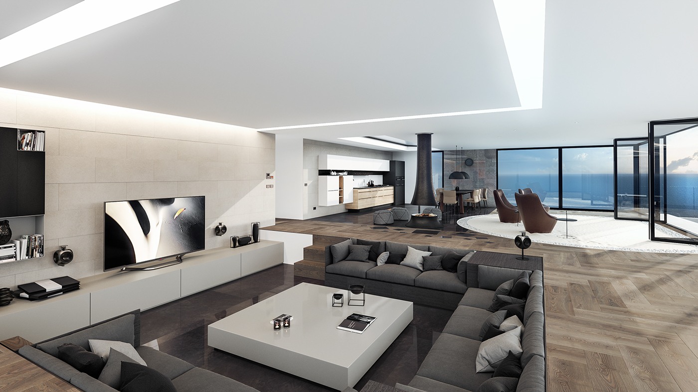 ultra modern house interior