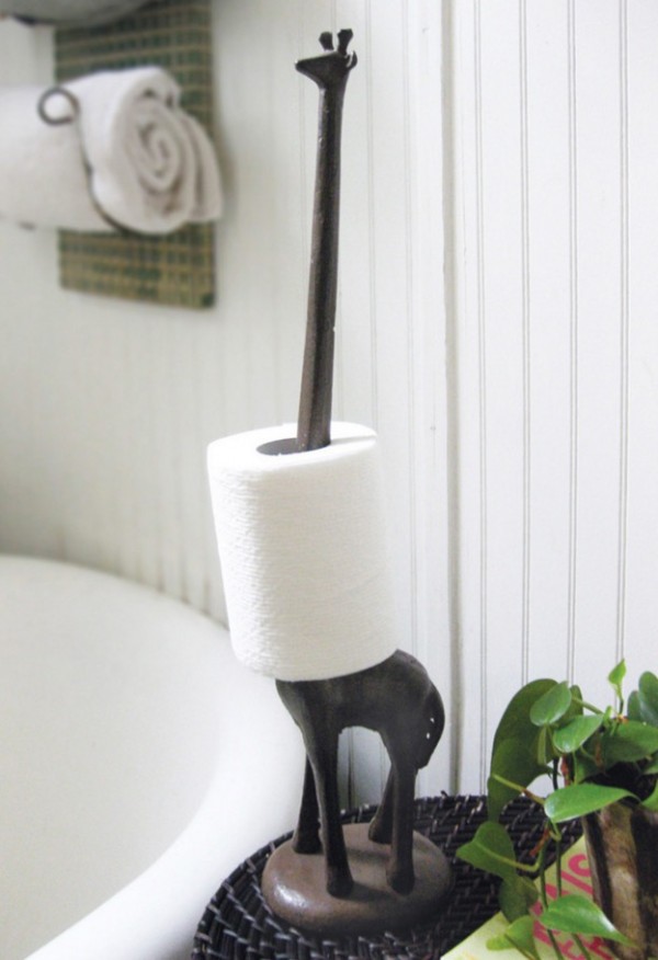 40 Cool Unique Toilet Paper Holders, Paper Towel Holder Ideas For Bathroom