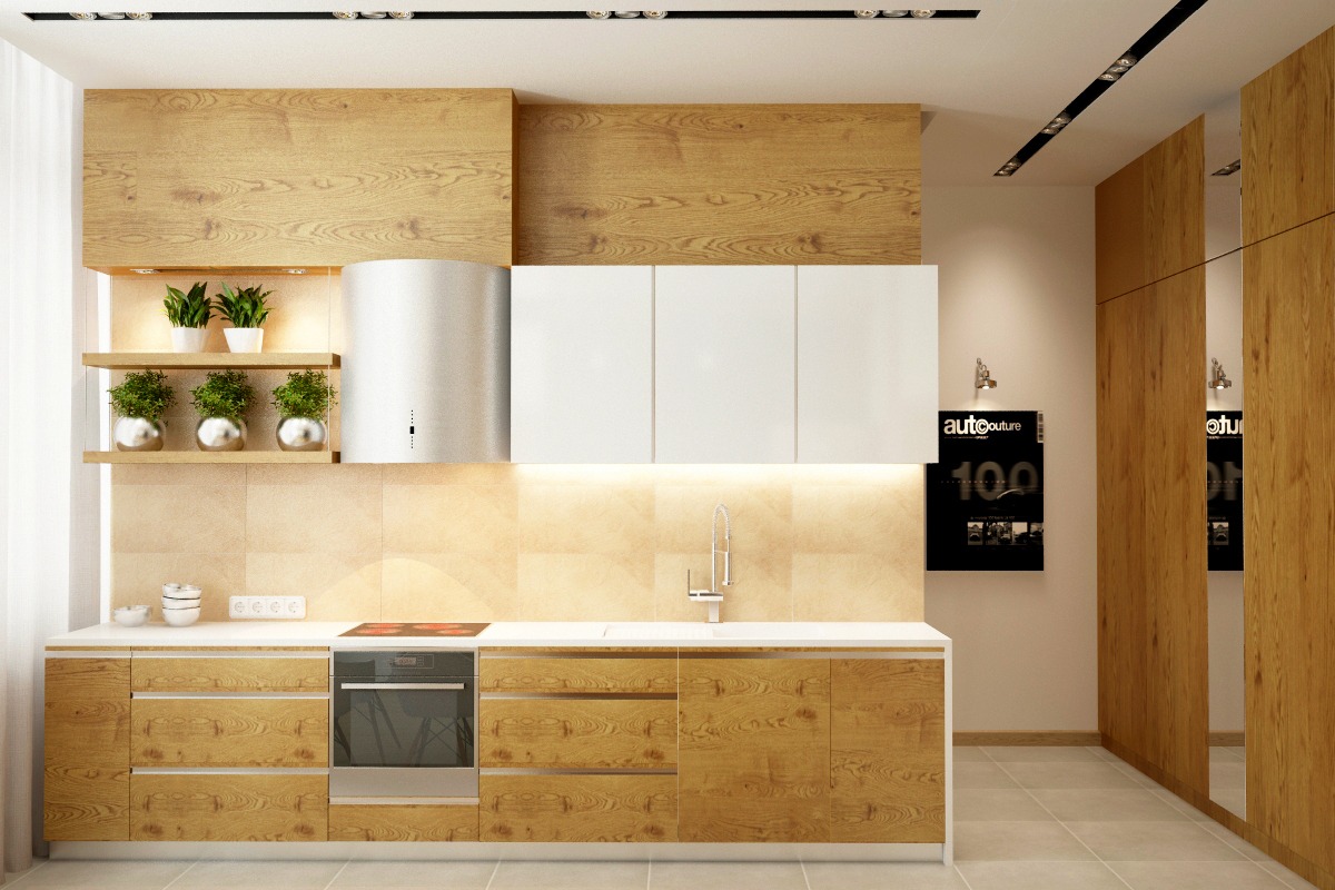 25 White And Wood Kitchen Ideas, Wooden Kitchen Cupboards Ideas