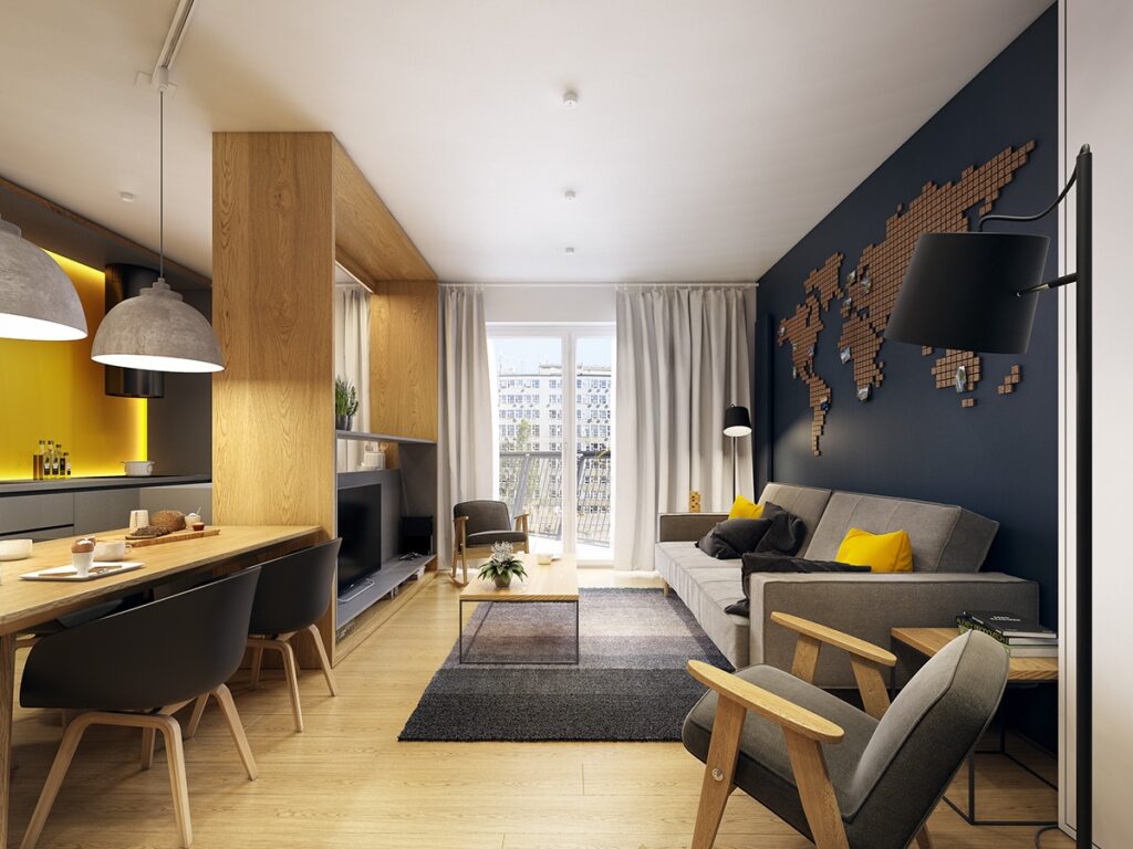 A Modern Scandinavian Inspired Apartment With Ingenius Features