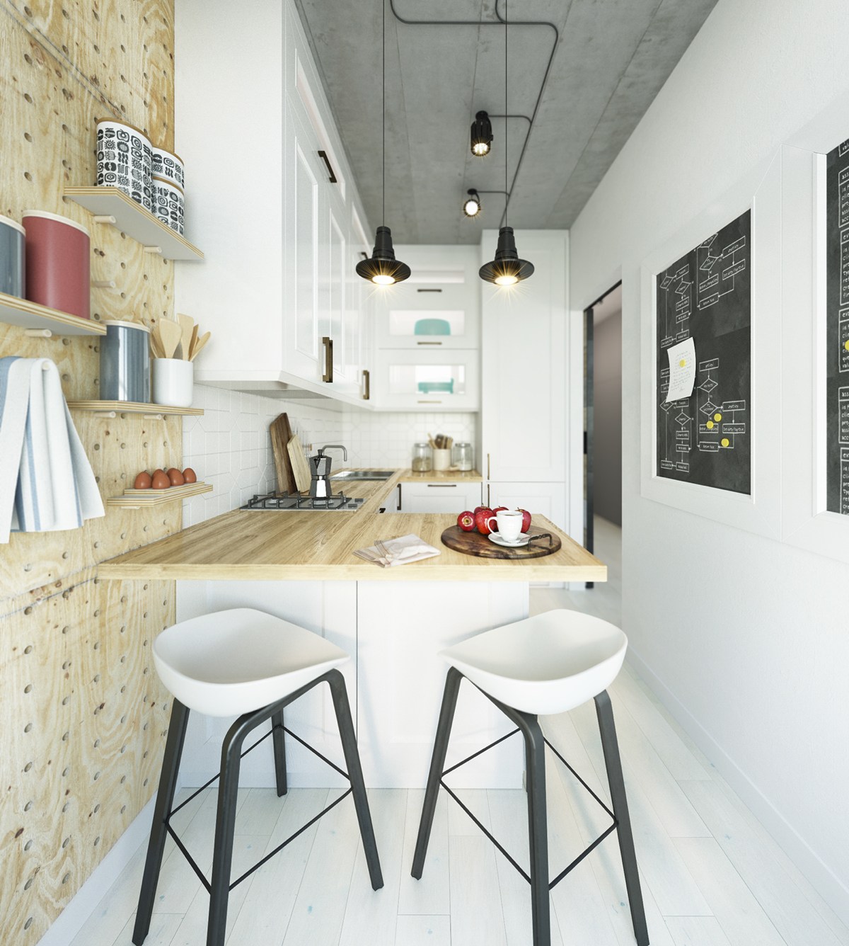 cute tiny kitchen design   Interior Design Ideas