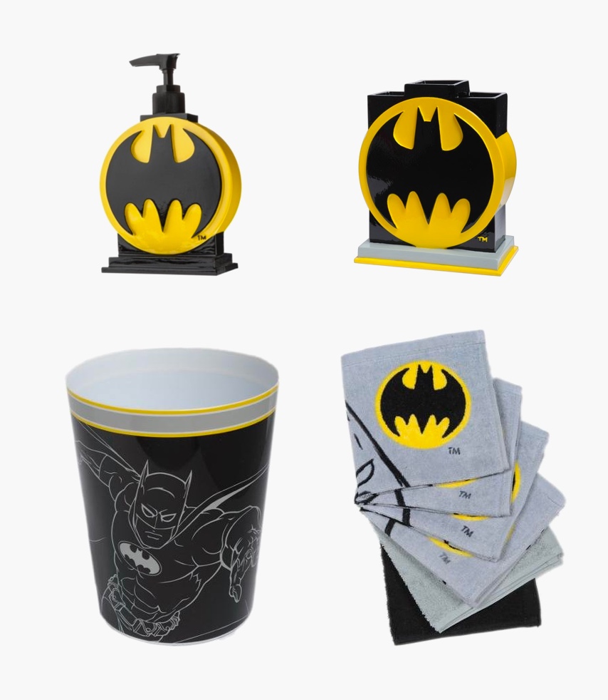 Batman Bathroom Set Interior Design Ideas, Batman Bathroom Accessories