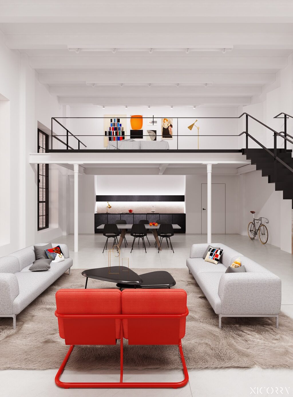 Loft Dupleix 4 Duplex Lofts With Massive Windows
