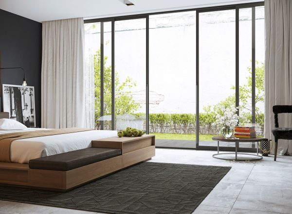 black-and-brown-bedroom-design | Interior Design Ideas