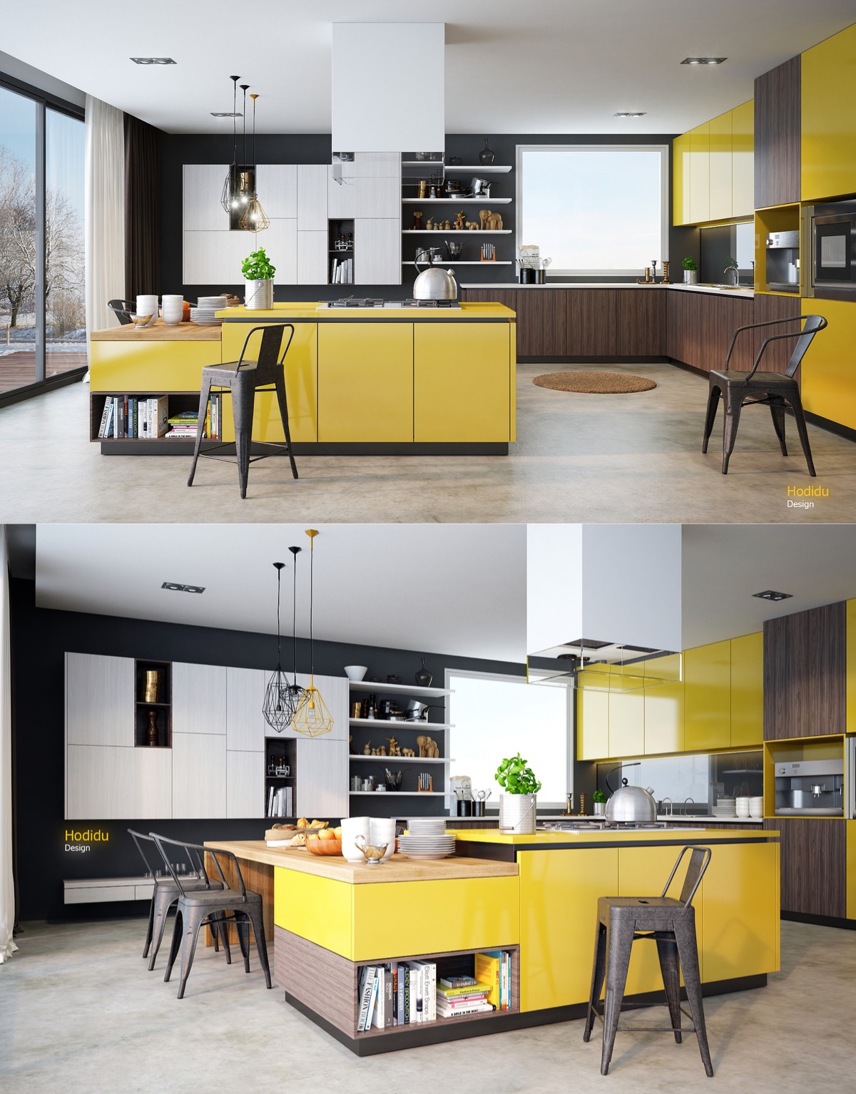 18 Yellow Accent Kitchens That Really Shine