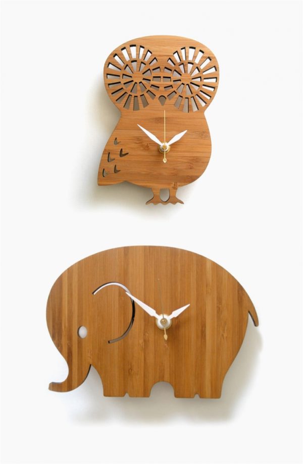 34 Wooden Wall Clocks To Warm Up Your Interior - Owl Shaped Wall Clocks