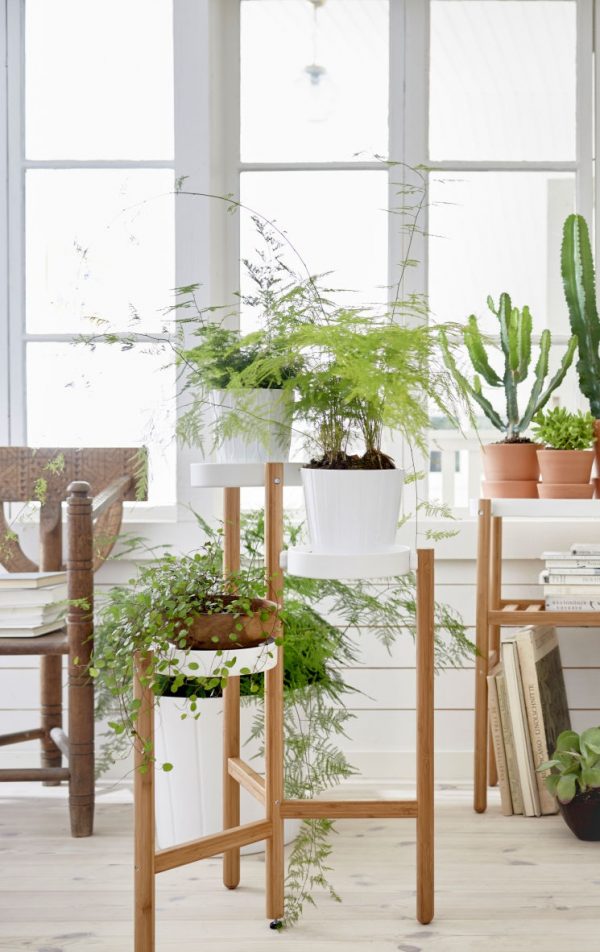 42 Unique Decorative Plant Stands For, Wooden Pot Stand Design