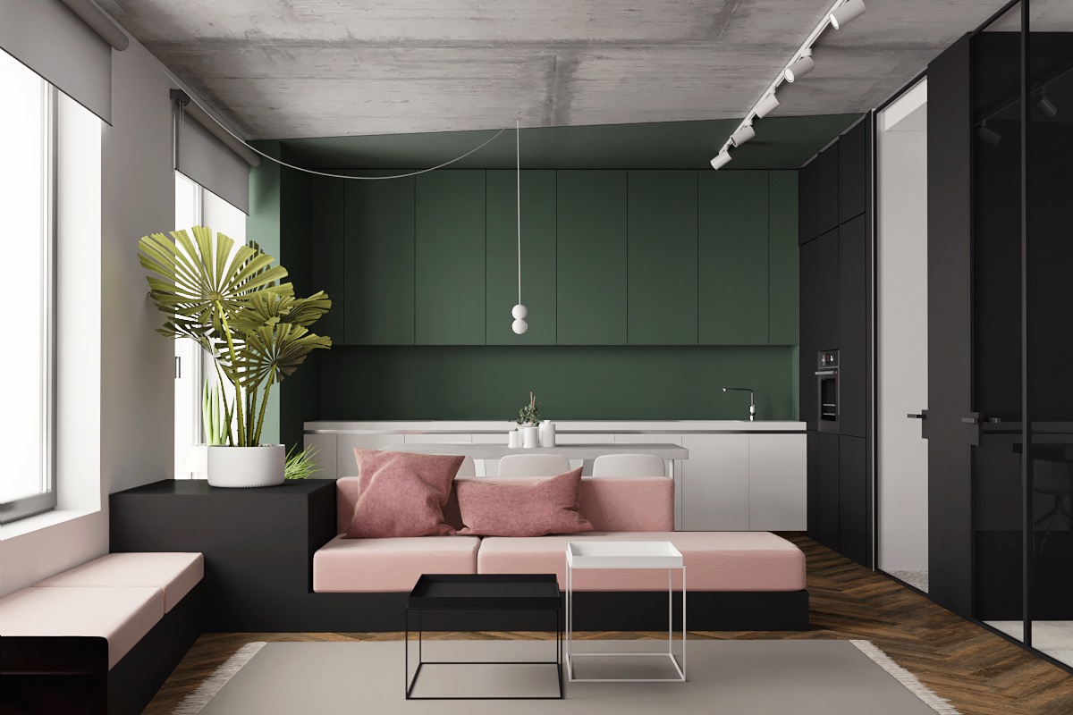 Image result for green modern decor