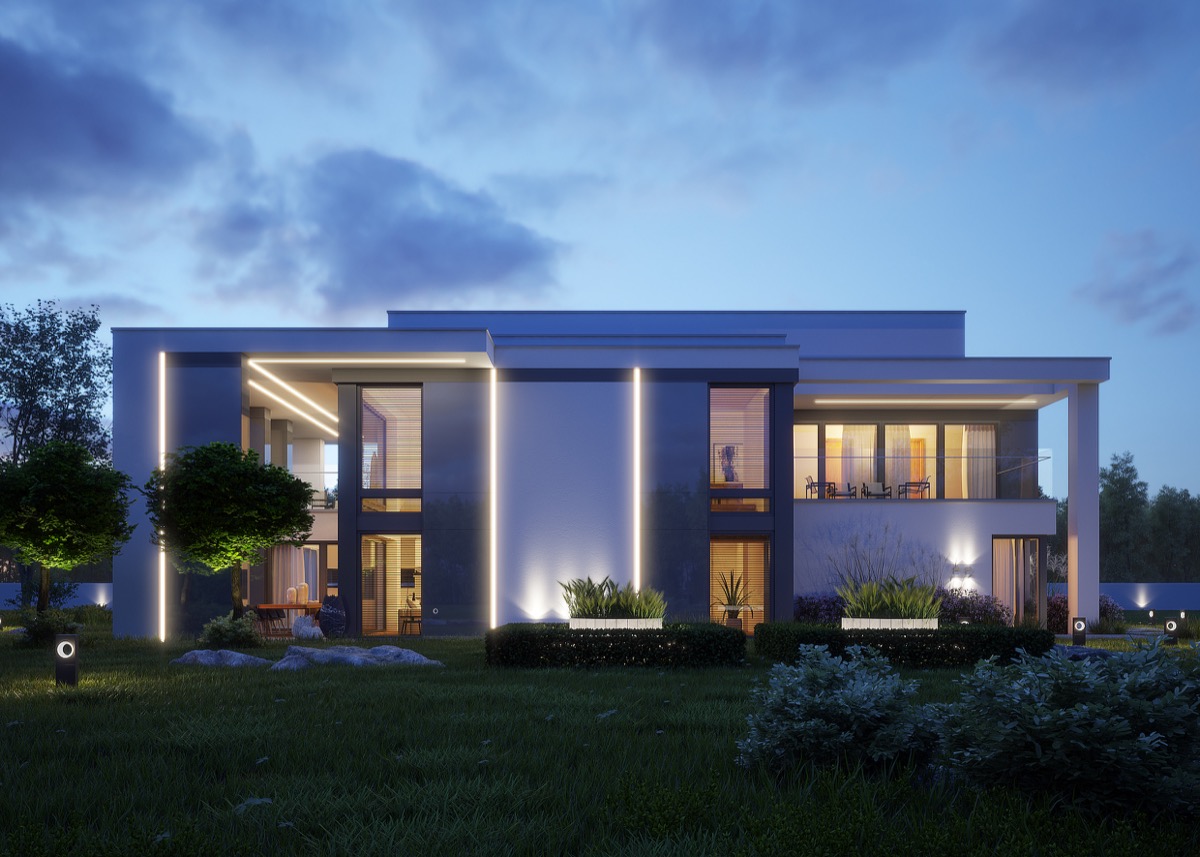 Modern House Exterior Lighting Ideas Modern Houses - Best Design Idea