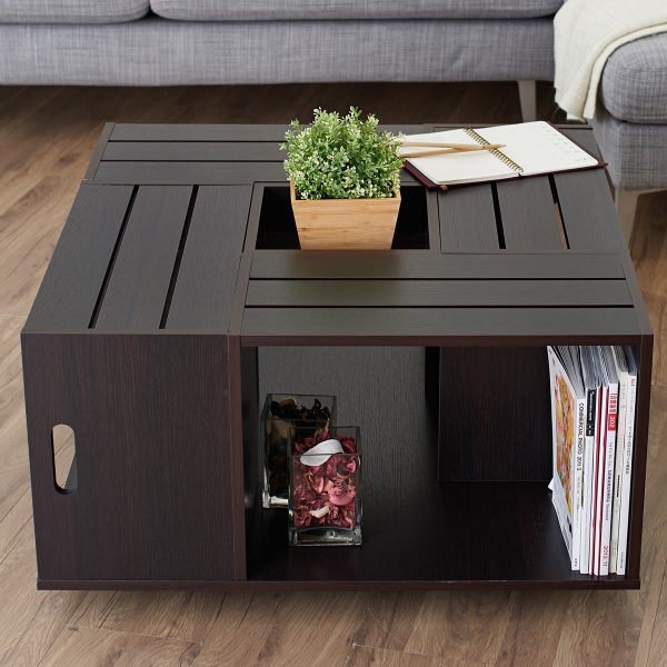 50 Unique Coffee Tables That Help You, Large Dark Wood Coffee Table