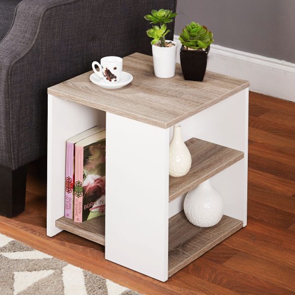 50 Unique End Tables That Add The, White Lamp Table With Drawer