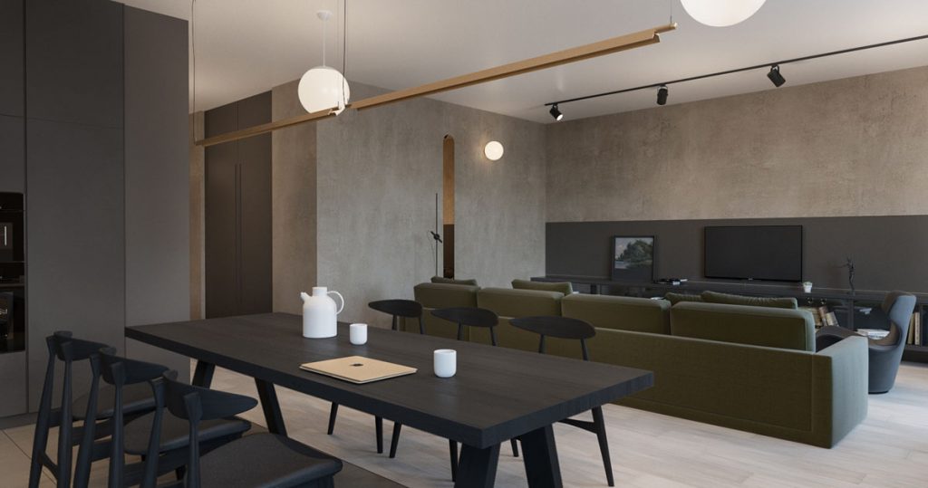 black dining set | Interior Design Ideas
