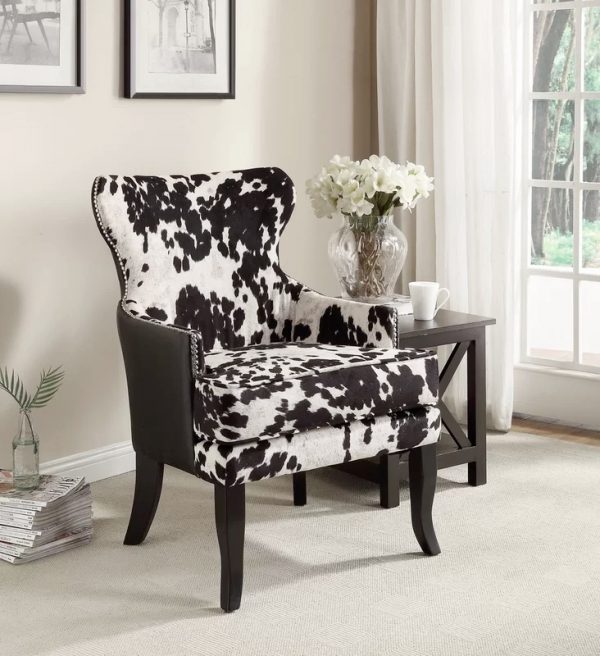 40 Beautiful Modern Accent Chairs That, Black And White Armless Chair