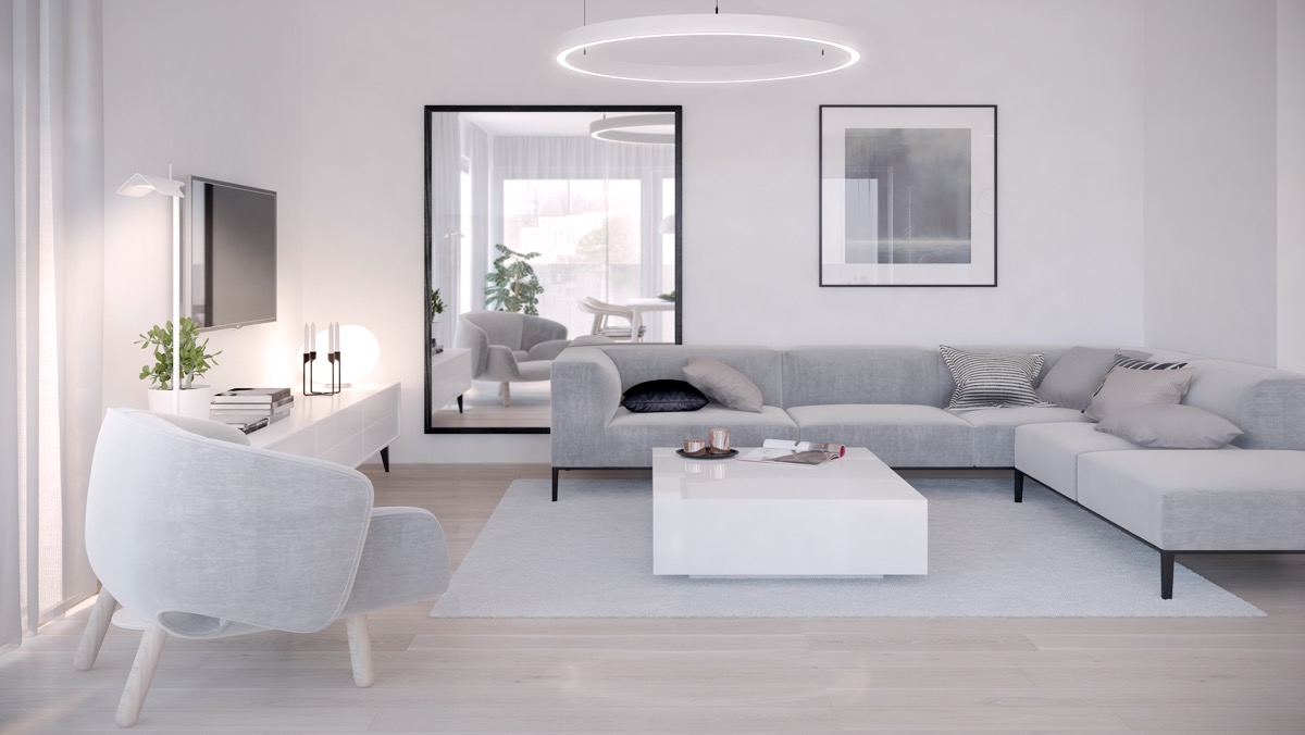 Twoscore Gorgeously Minimalist Living Rooms That Respect Amount Inwards ...