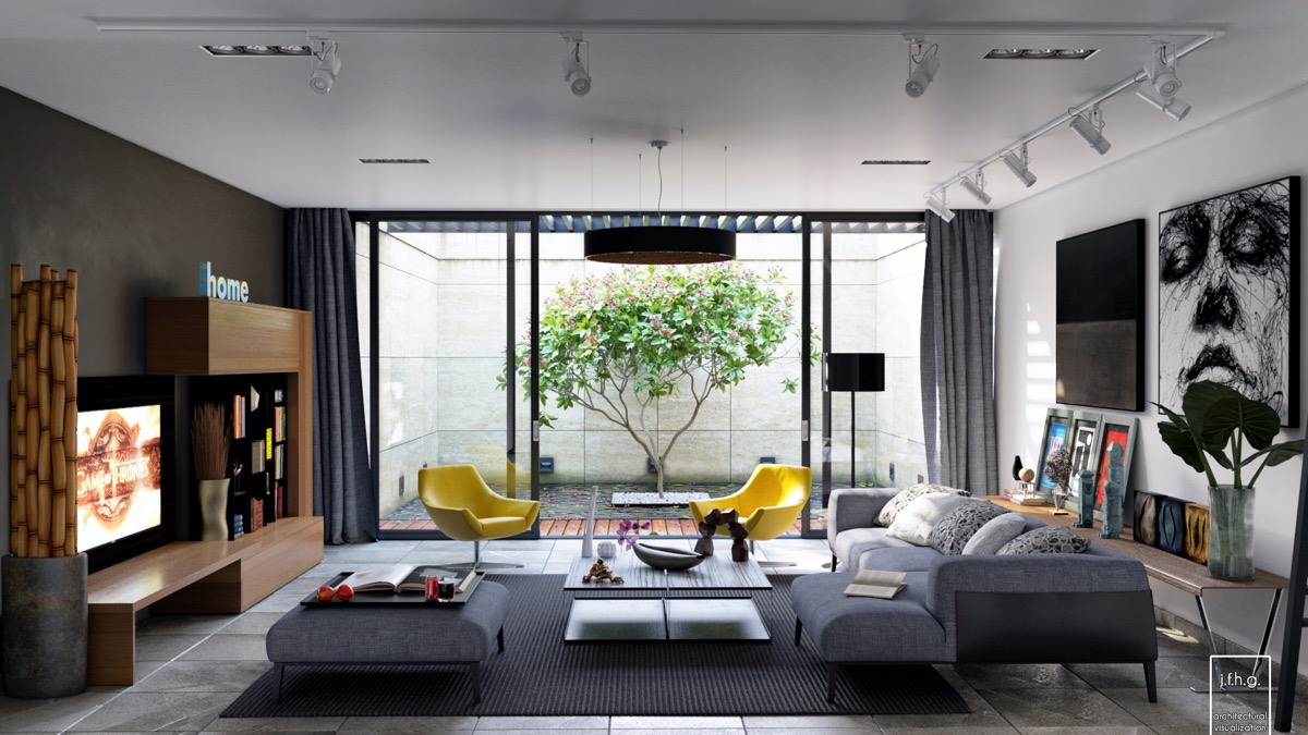 Elegant Stylish Living Room Interior Decor Ideas
