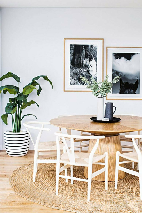 Scandinavian Round Table Modern Dining, Swedish Style Dining Table And Chairs
