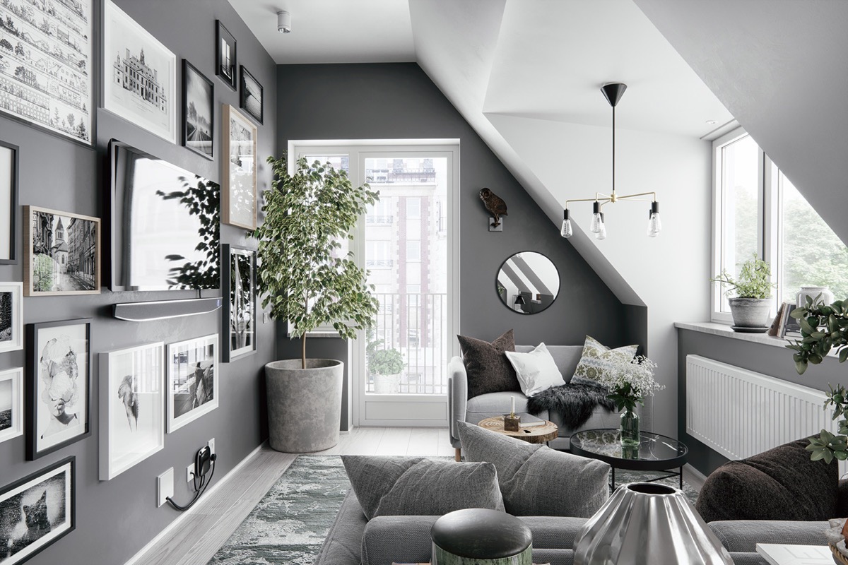 Living Room Ideas Grey Sofa White Walls dallas 2021