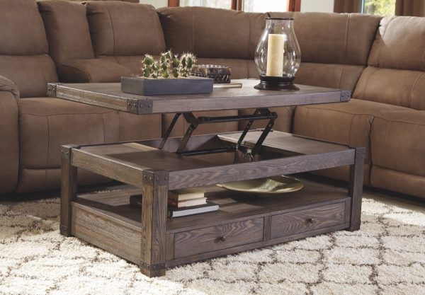 33 Beautiful Lift Top Coffee Tables To, Woodbridge Home Designs Rowley Gas Lift Coffee Table With Ottomans