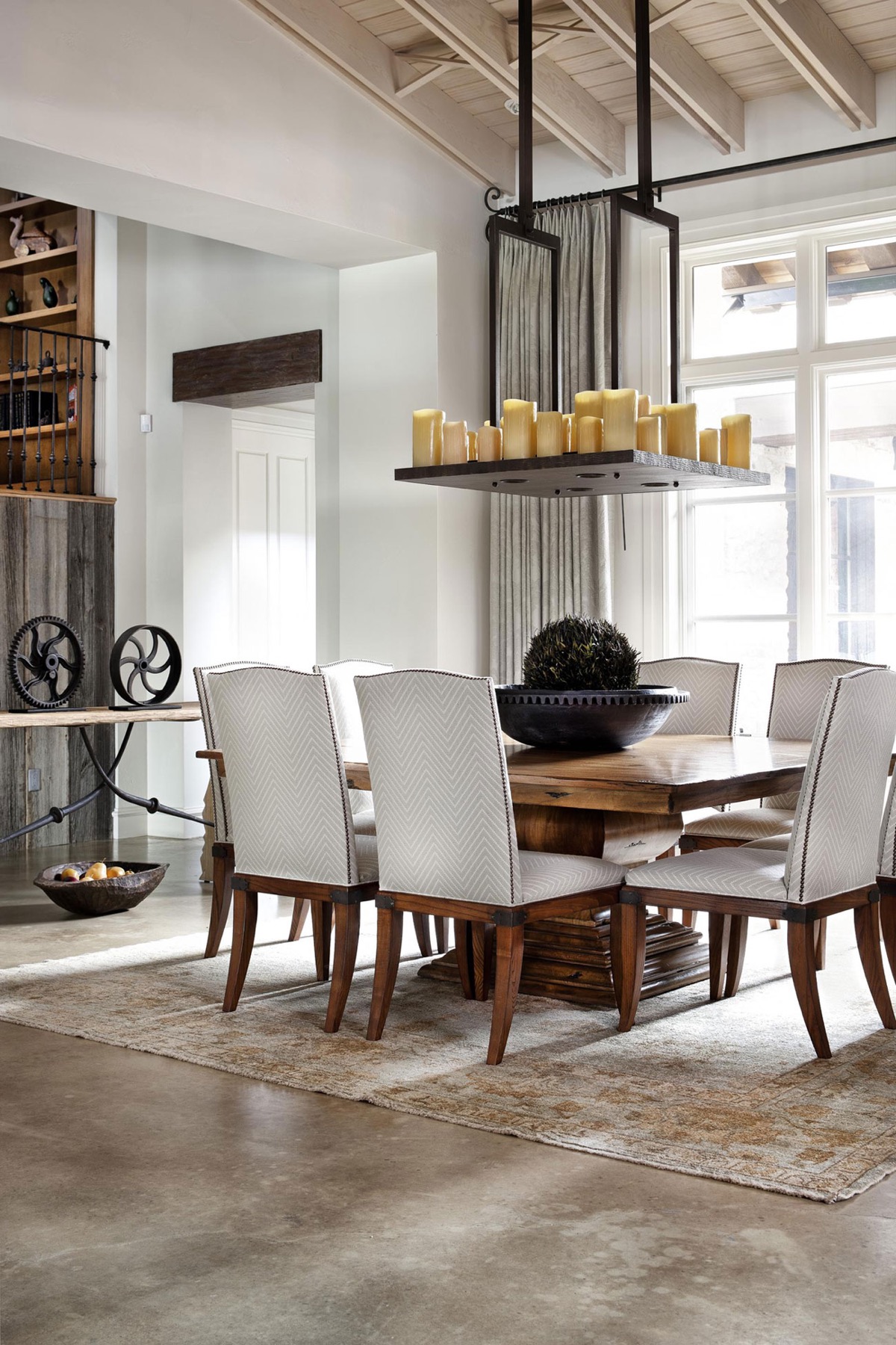 Rustic Dining Rooms That Radiate Refinement, Rustic Modern Dining Room Table And Chairs