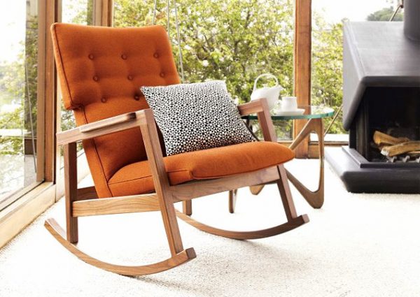 34 Modern Rocking Chairs That Look Cool, Modern Leather Rocking Chair