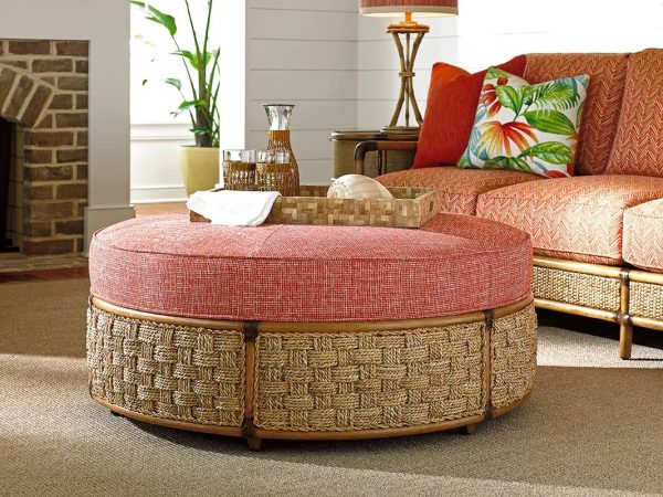 30 Beautiful Ottoman Coffee Tables To, Large Round Wicker Ottoman