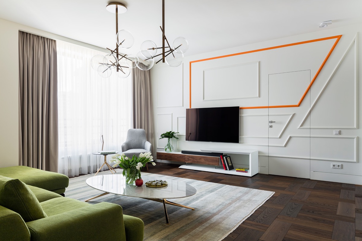 25 Ideas To Decorate The Wall You Hang Your TV On