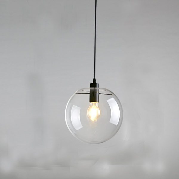 50 Beautiful Globe Pendant Lights From, How To Clean Clear Glass Light Fixtures