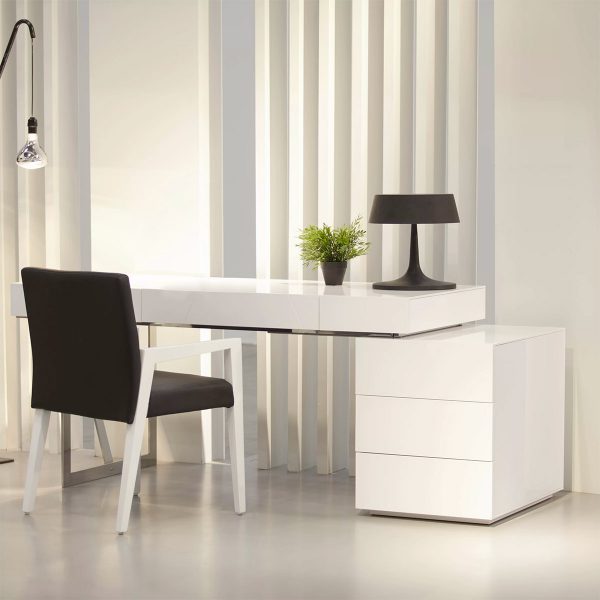 50 Modern Home Office Desks For Your, Modern Desks With Drawers For Home Office