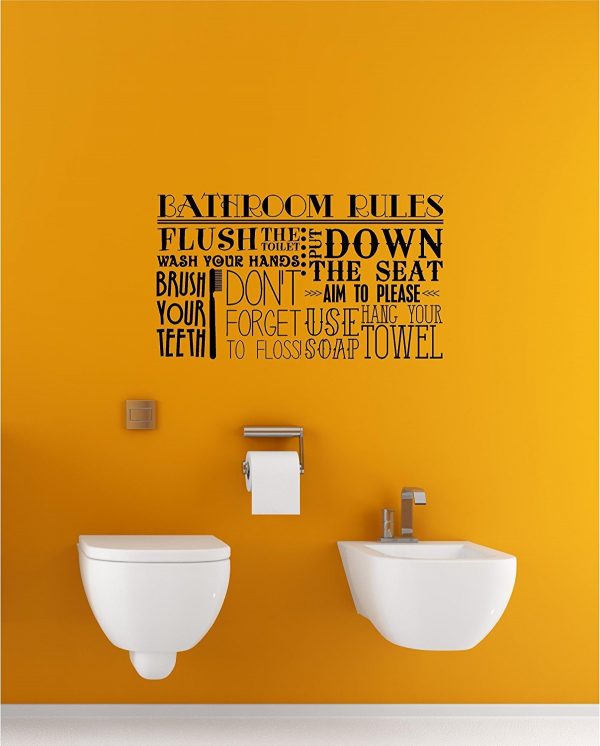 38 Beautiful Bathroom Wall Decor Ideas That Add Modern Flare - Office Bathroom Decor Ideas