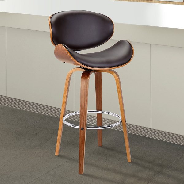 Modern Low Back Bar Stools 57, Counter Height Stools Swivel Low Back