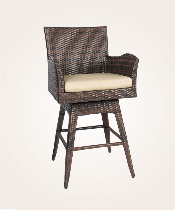 Wicker Bar Stools With Backs Hot, Best Outdoor Bar Stools With Backs