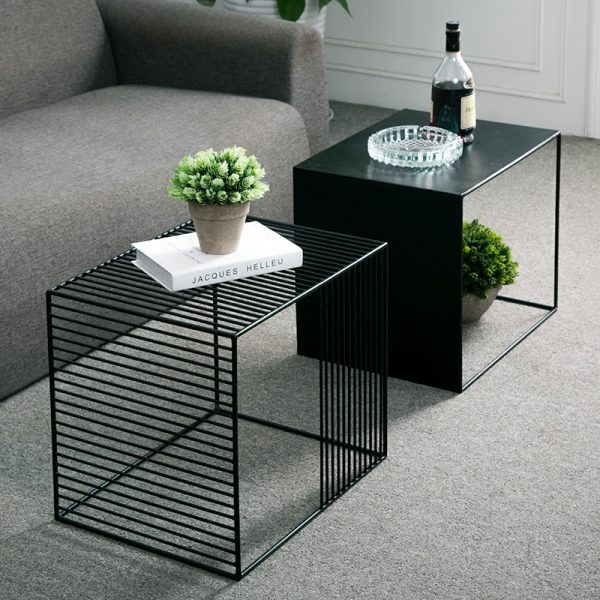 Black Stacking Tables Top Ers 51, Nest Coffee Tables Black