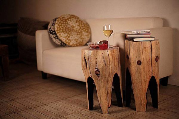 Small Side Tables That Radiate Modern Charm, Rustic Side Table With Drawer