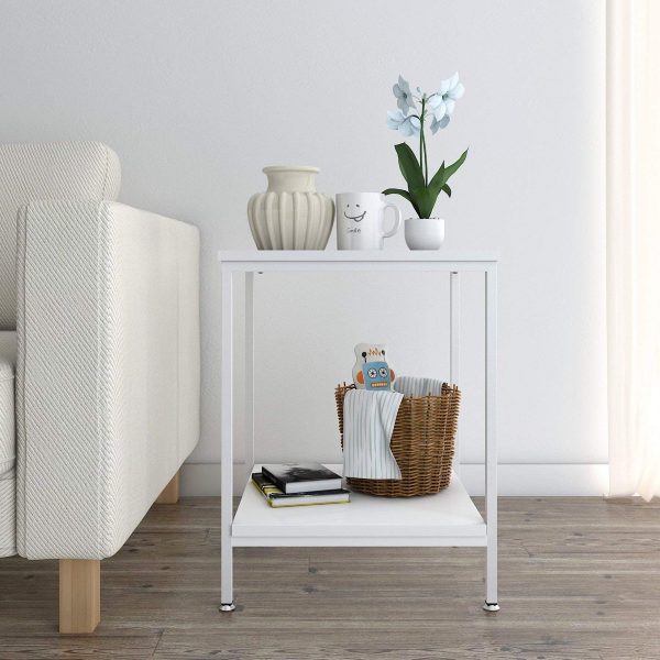 Small Side Tables That Radiate Modern Charm, Small White Side Table With Storage