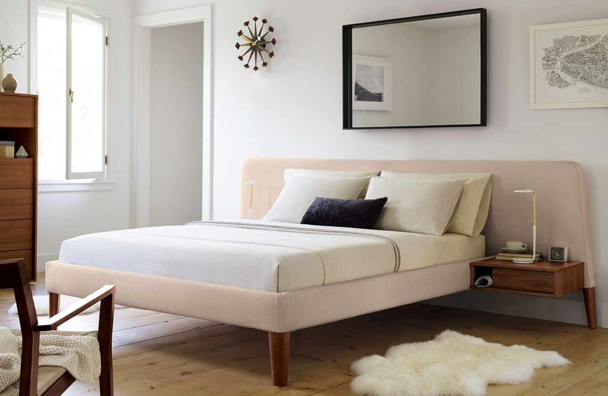 51 Modern Platform Beds To Refresh Your, King Platform Bed With Built In Nightstands
